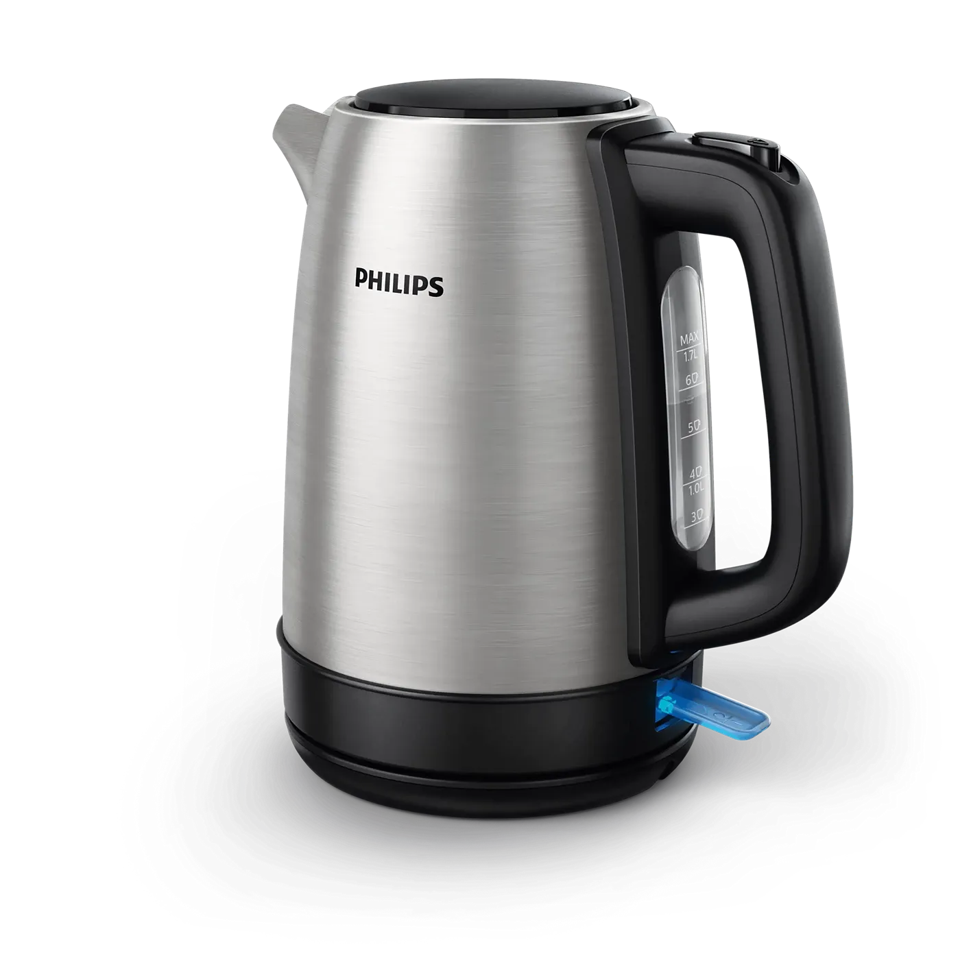 Philips Metal Kettle-Spring Lid, Light indicator
